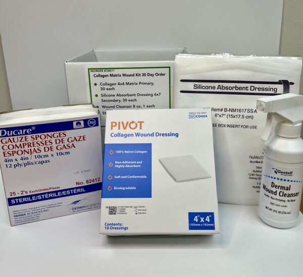 Collegen Matrix Wound Kit with Abs Silicone Dressing
