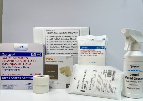 Silver Calcium Alginate kit with bulk dressing